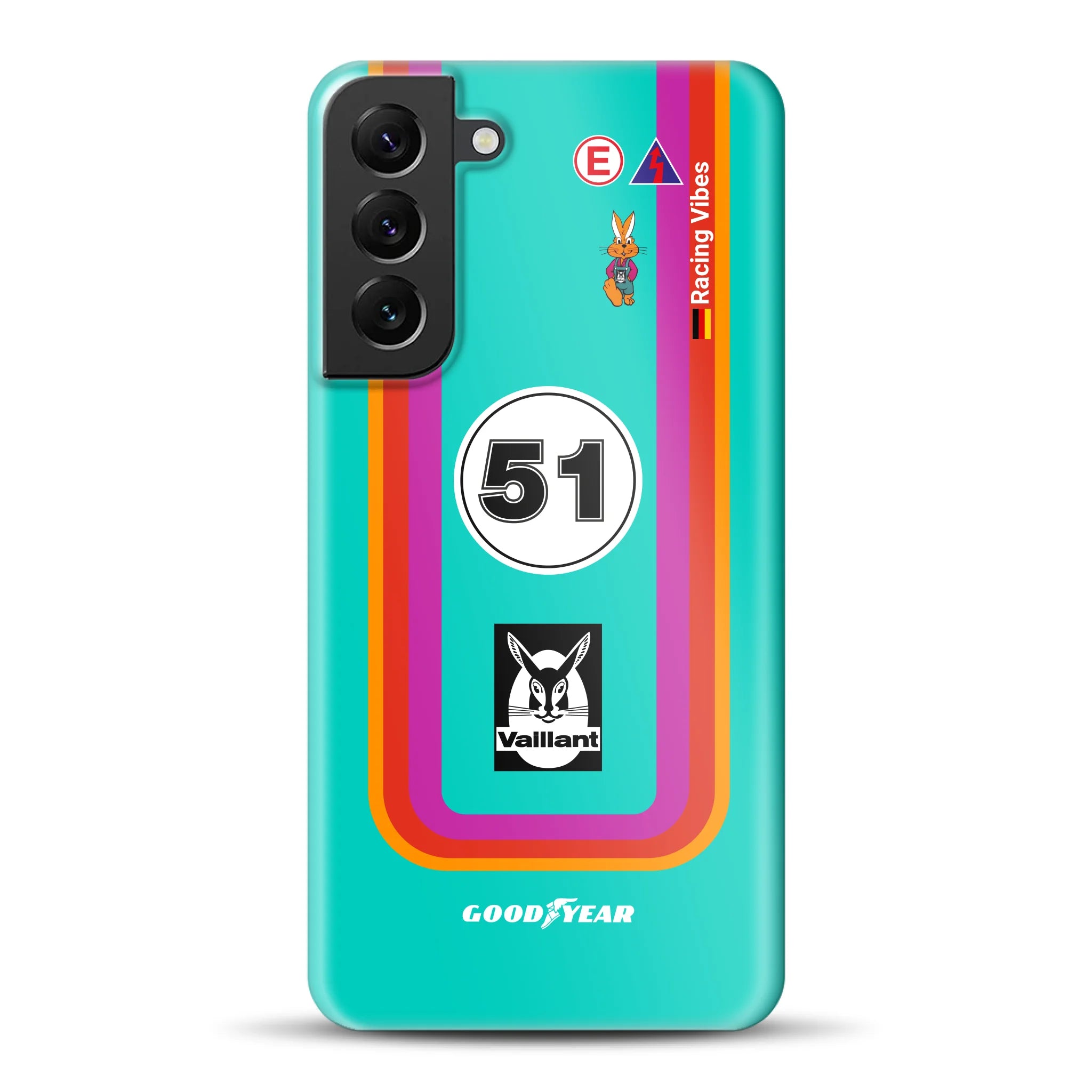 Porsche 935 K3 Vaillant Kremer Racing 1977 Livery - Individuelle Hardcase Hülle für Samsung