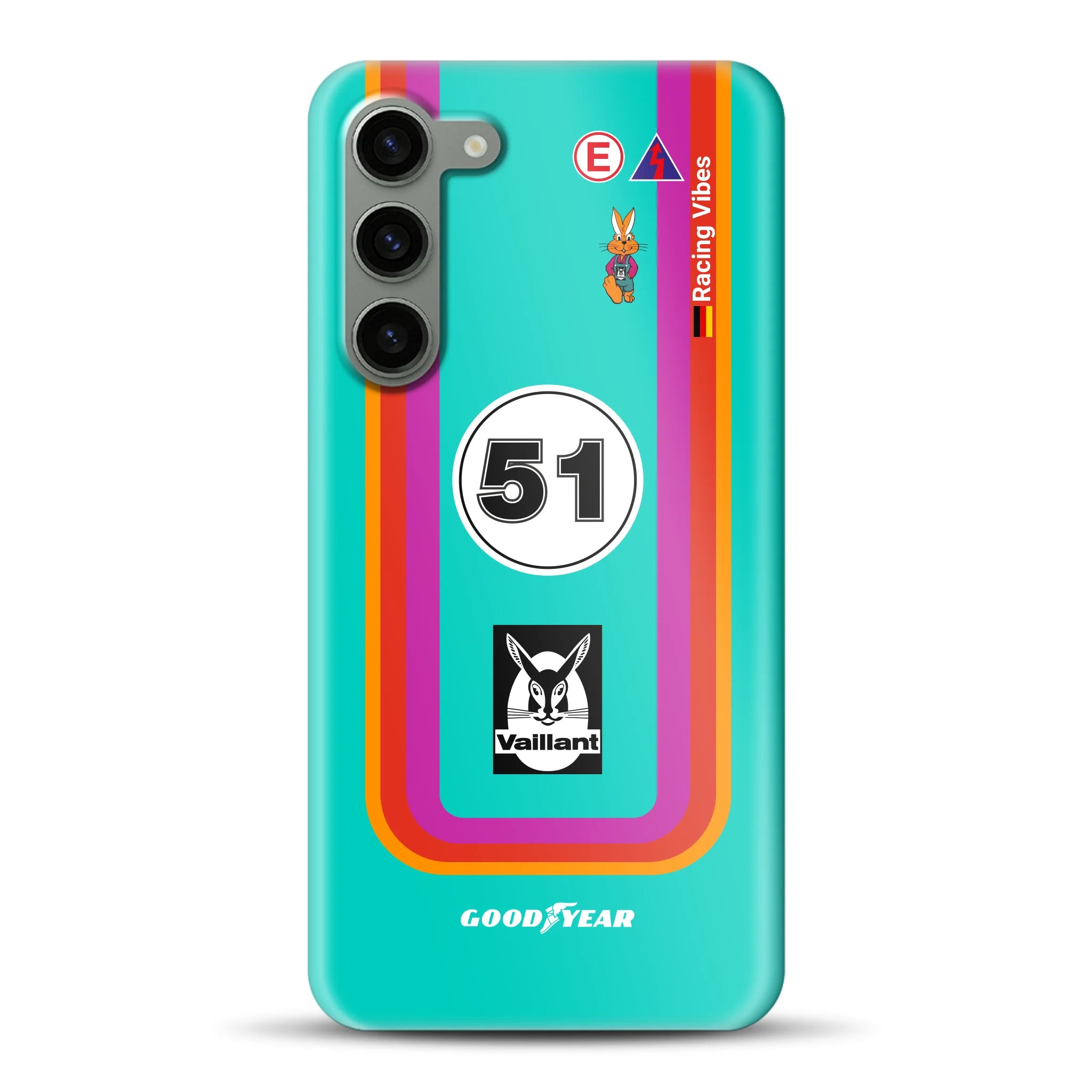 Porsche 935 K3 Vaillant Kremer Racing 1977 Livery - Individuelle Hardcase Hülle für Samsung