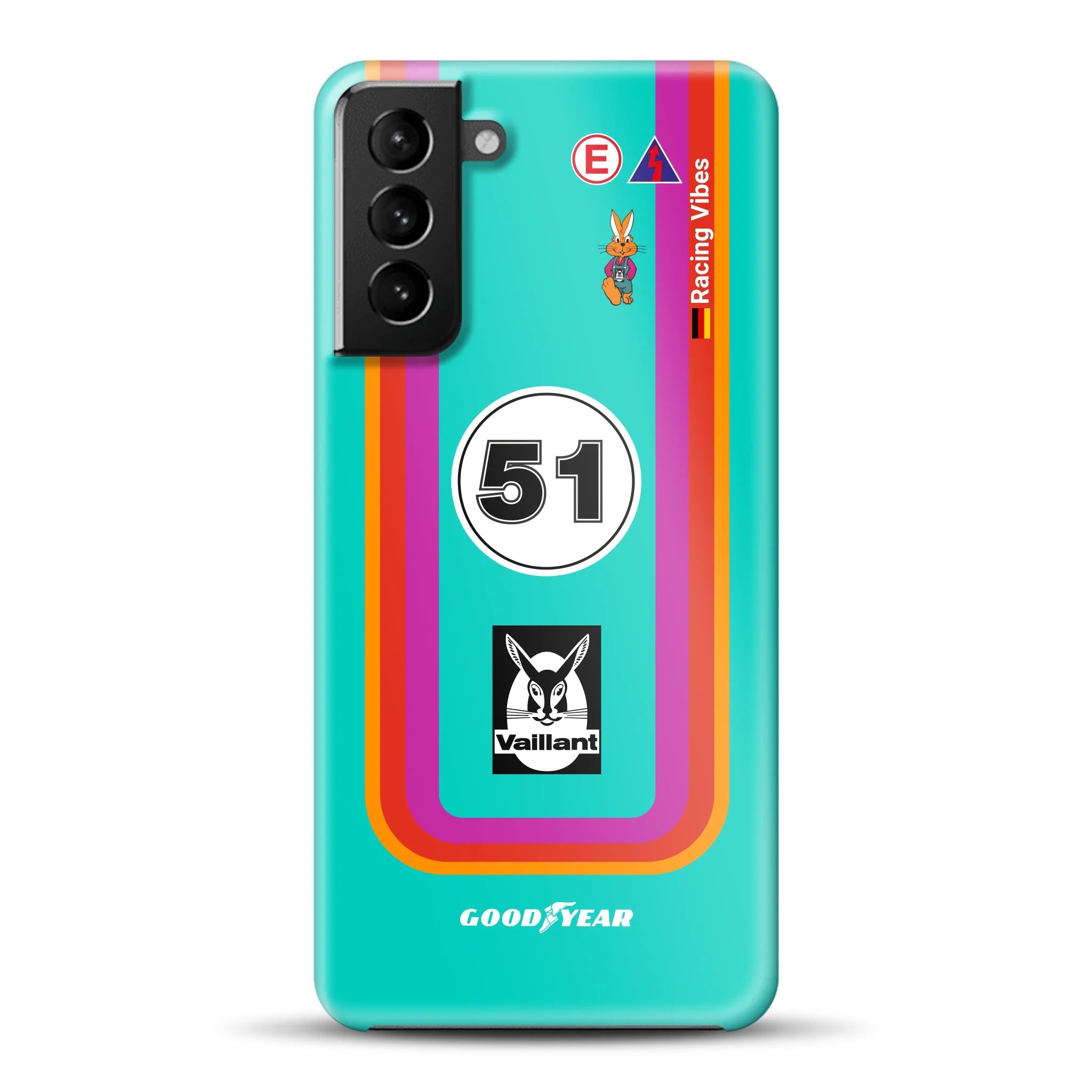 Porsche 935 K3 Vaillant Kremer Racing 1977 Livery - Individuelle Hardcase Hülle für Samsung