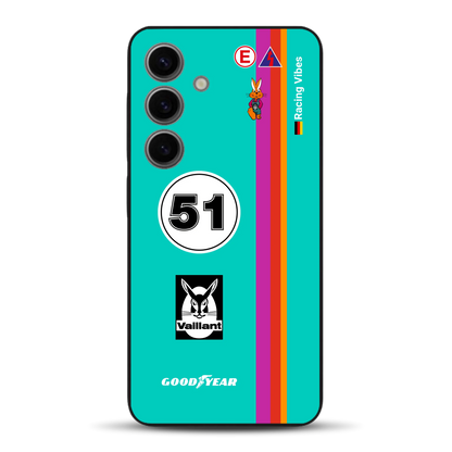 Porsche 935 K3 Vaillant Kremer Racing 1977 Livery - Housse de téléphone portable personnalisée pour Samsung