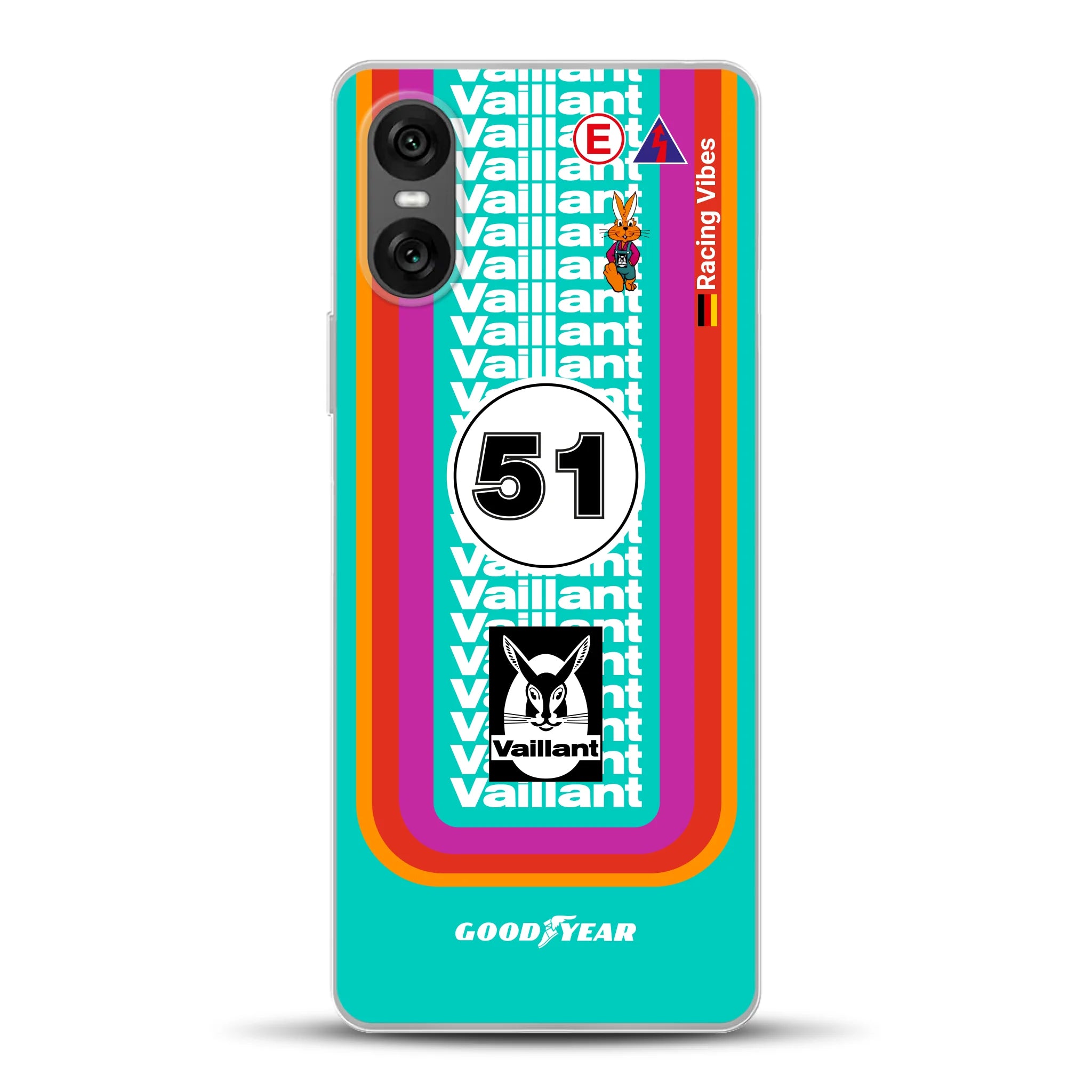 Porsche 935 K3 Vaillant Kremer Racing 1977 Livery - Housse de téléphone portable personnalisée