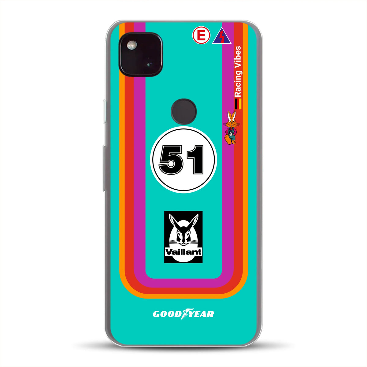 Porsche 935 K3 Vaillant Kremer Racing 1977 Livery - Housse de téléphone portable personnalisée pour Google