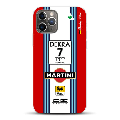 155 V6 TI #7 Nannini Alfa Corse DTM 1995 Livery - Individuelle Handyhülle für iPhone