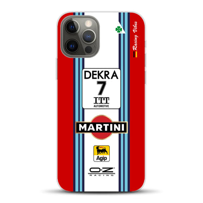 155 V6 TI #7 Nannini Alfa Corse DTM 1995 Livery - Individuelle Handyhülle für iPhone