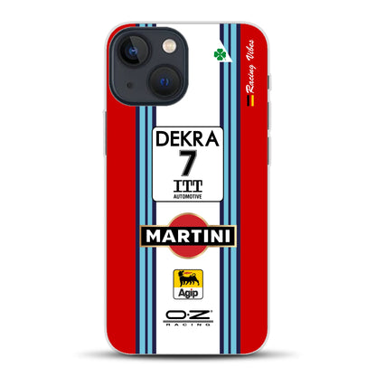 155 V6 TI #7 Nannini Alfa Corse DTM 1995 Livery - Individuelle Handyhülle für iPhone