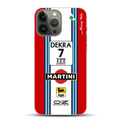 155 V6 TI #7 Nannini Alfa Corse DTM 1995 Livery - Custom phone case for iPhone