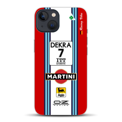 155 V6 TI #7 Nannini Alfa Corse DTM 1995 Livery - Individuelle Handyhülle für iPhone