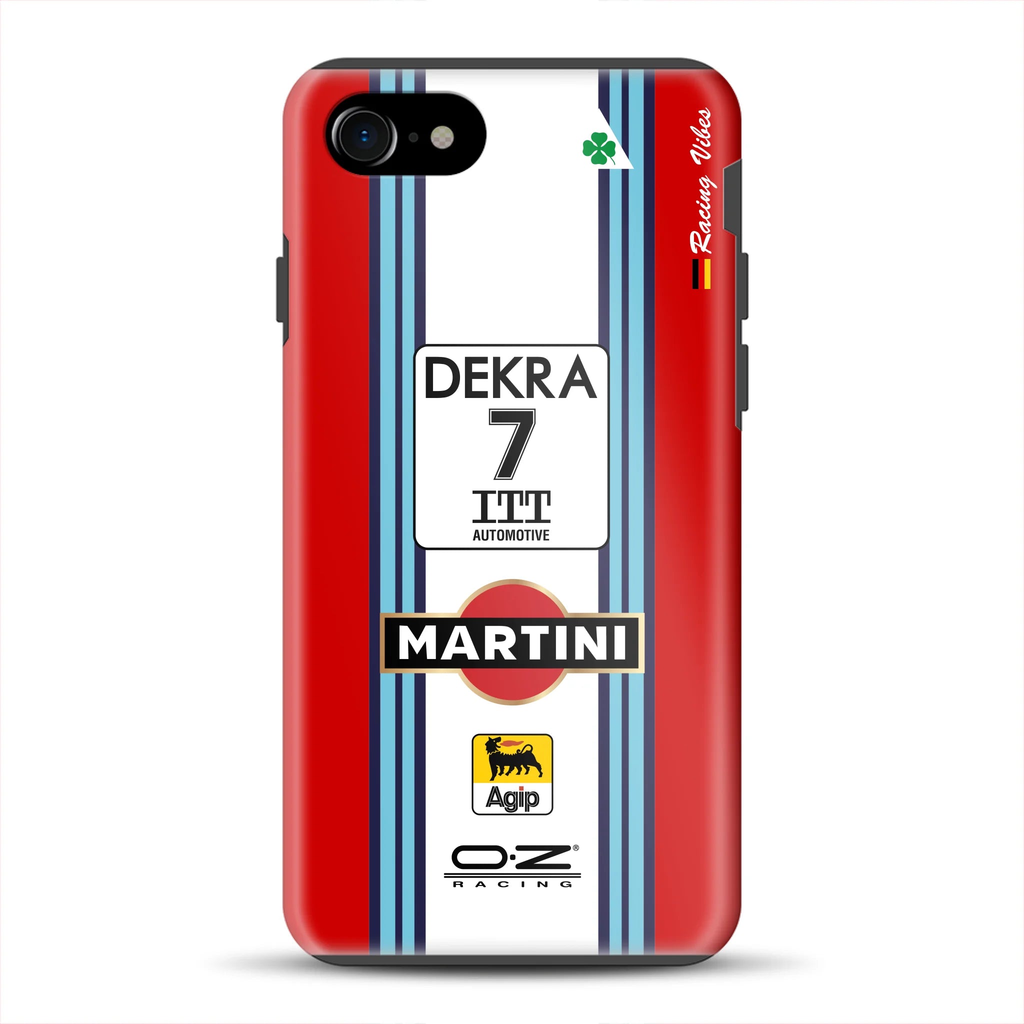 155 V6 TI #7 Nannini Alfa Corse DTM 1995 Livery – Custodia premium personalizzata per iPhone