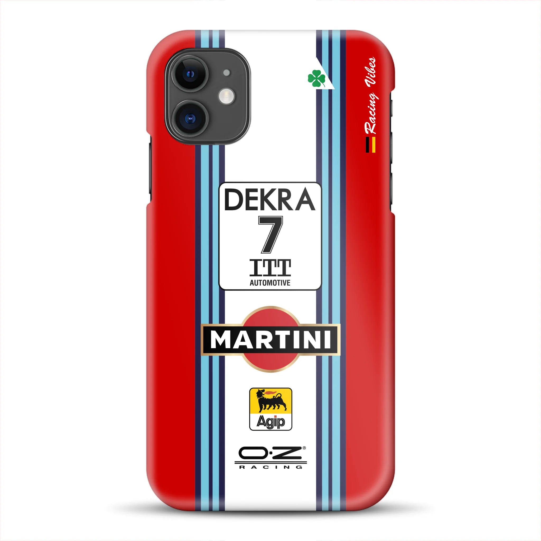 155 V6 TI #7 Nannini Alfa Corse DTM 1995 Livery - Individuelle Hardcase Hülle für iPhone