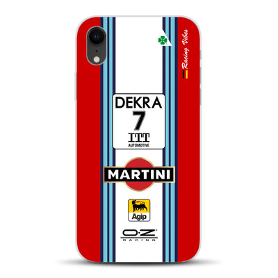 155 V6 TI #7 Nannini Alfa Corse DTM 1995 Livery - Custom phone case for iPhone