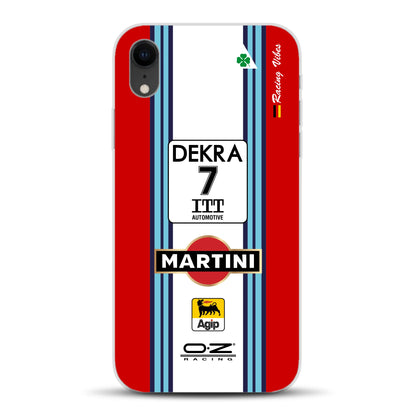 155 V6 TI #7 Nannini Alfa Corse DTM 1995 Livery - Individuelle Handyhülle für iPhone