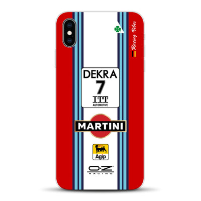 155 V6 TI #7 Nannini Alfa Corse DTM 1995 Livery - Custom phone case for iPhone