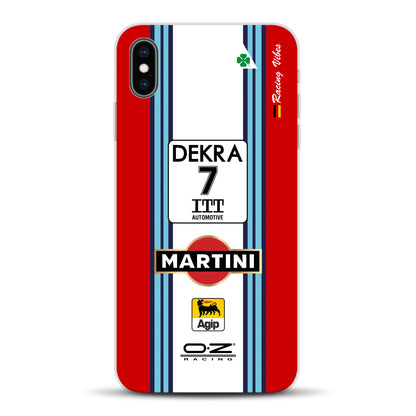 155 V6 TI #7 Nannini Alfa Corse DTM 1995 Livery - Individuelle Handyhülle für iPhone