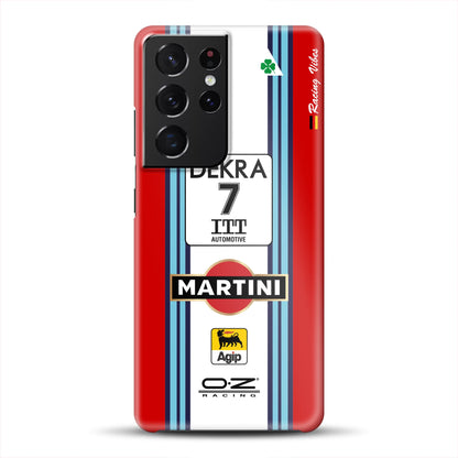 155 V6 TI #7 Nannini Alfa Corse DTM 1995 Livery - Individuelle Hardcase Hülle für Samsung