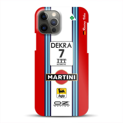 155 V6 TI #7 Nannini Alfa Corse DTM 1995 Livery -  Custodia rigida per iPhone