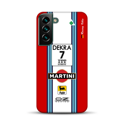 155 V6 TI #7 Nannini Alfa Corse DTM 1995 Livery – Custodia premium personalizzata per Samsung