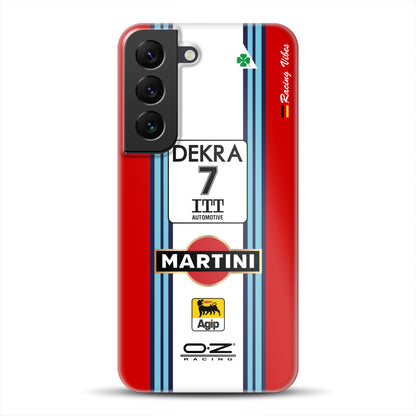 155 V6 TI #7 Nannini Alfa Corse DTM 1995 Livery - Individuelle Hardcase Hülle für Samsung