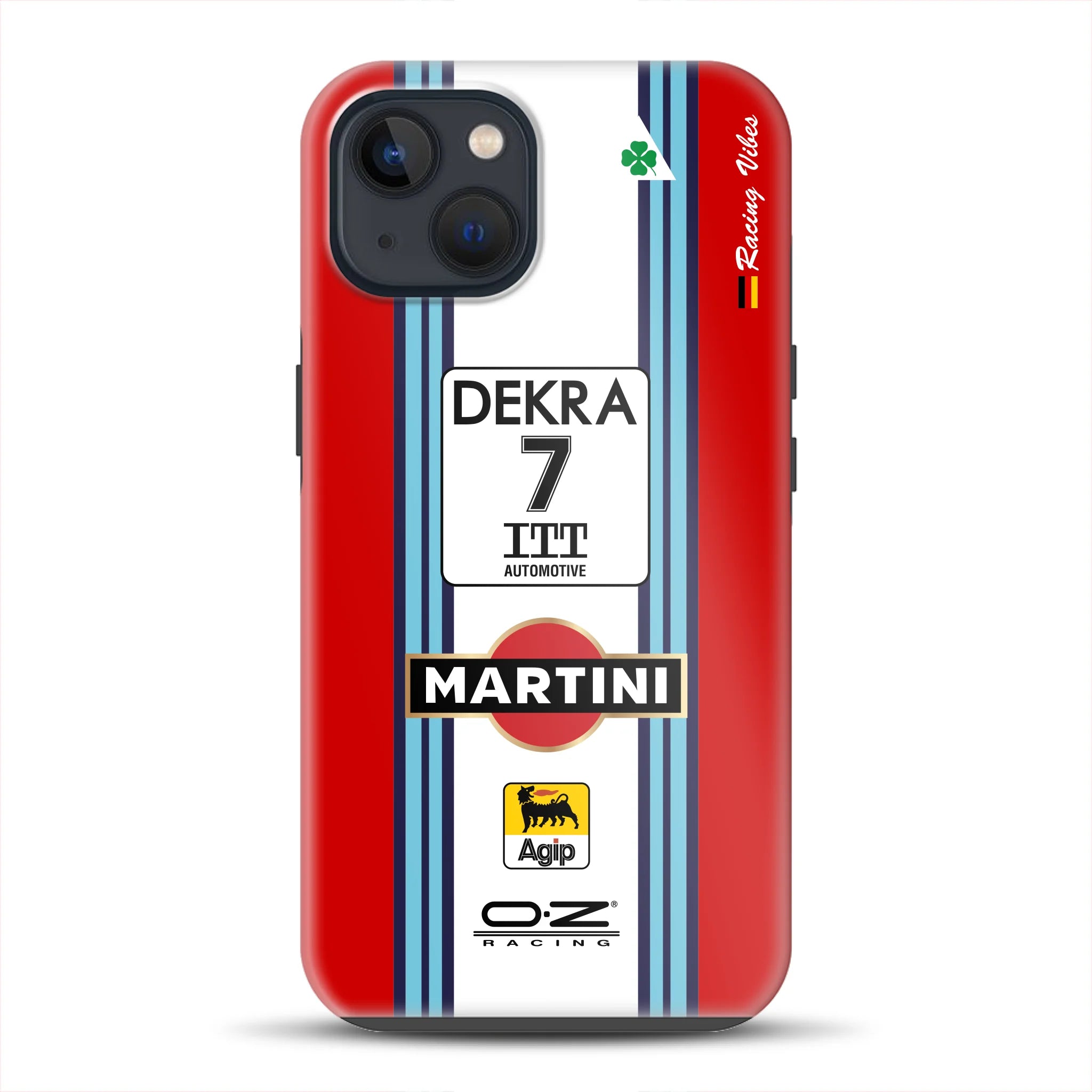 155 V6 TI #7 Nannini Alfa Corse DTM 1995 Livery - Individuelle Premium Hülle für iPhone