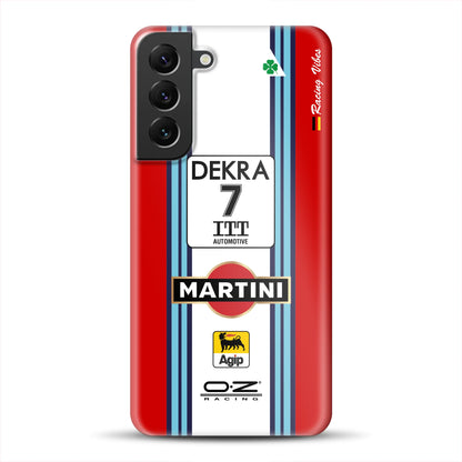 155 V6 TI #7 Nannini Alfa Corse DTM 1995 Livery - Individuelle Hardcase Hülle für Samsung