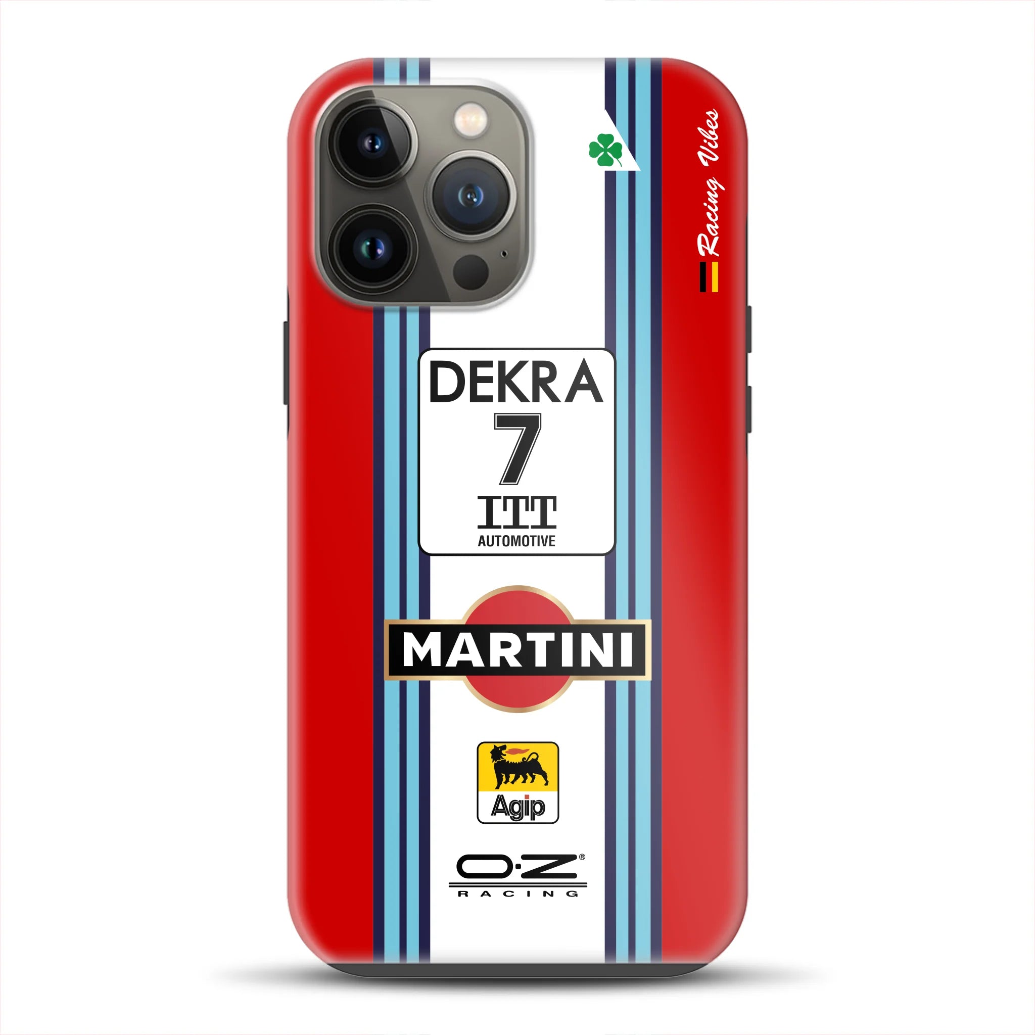 155 V6 TI #7 Nannini Alfa Corse DTM 1995 Livery - Individuelle Premium Hülle für iPhone