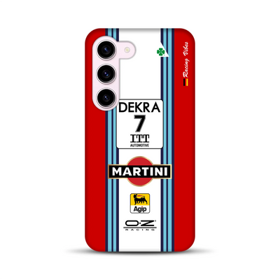 155 V6 TI #7 Nannini Alfa Corse DTM 1995 Livery – Custodia premium personalizzata per Samsung