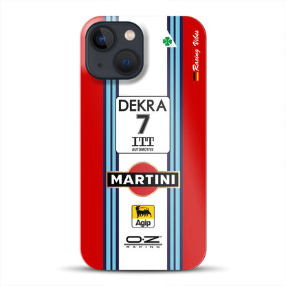 155 V6 TI #7 Nannini Alfa Corse DTM 1995 Livery -  Custodia rigida per iPhone