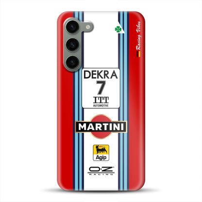 155 V6 TI #7 Nannini Alfa Corse DTM 1995 Livery - Individuelle Hardcase Hülle für Samsung