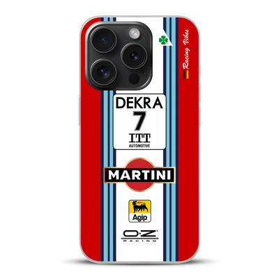 155 V6 TI #7 Nannini Alfa Corse DTM 1995 Livery - Custom phone case for iPhone