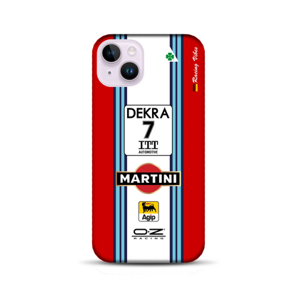 155 V6 TI #7 Nannini Alfa Corse DTM 1995 Livery - Individuelle Premium Hülle für iPhone