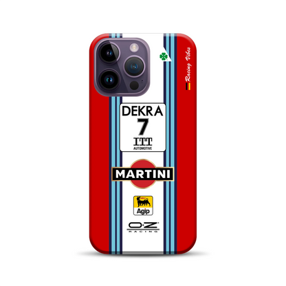 155 V6 TI #7 Nannini Alfa Corse DTM 1995 Livery - Individuelle Premium Hülle für iPhone