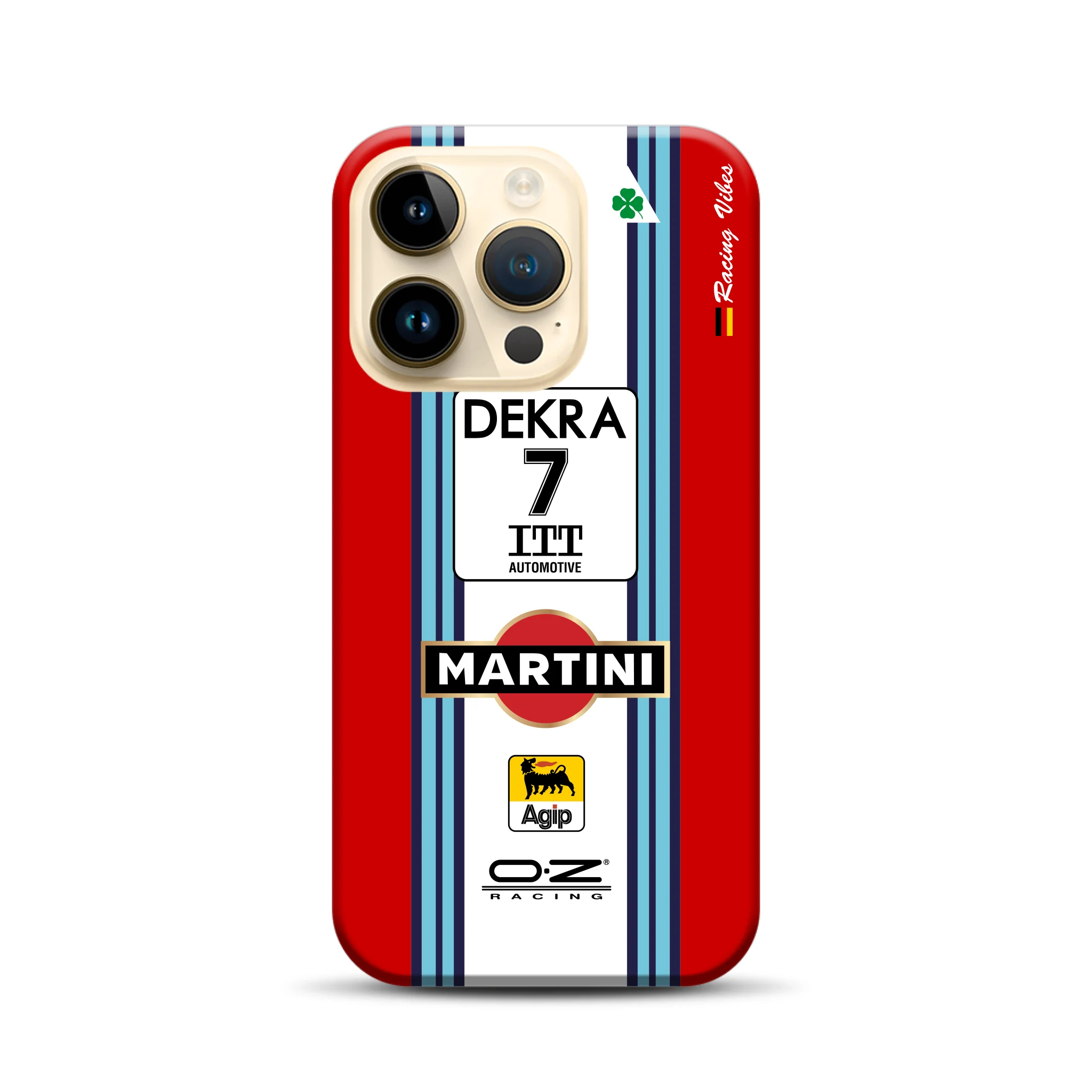 155 V6 TI #7 Nannini Alfa Corse DTM 1995 Livery - Individuelle Premium Hülle für iPhone