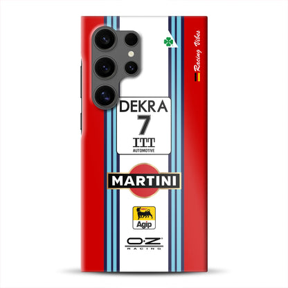 155 V6 TI #7 Nannini Alfa Corse DTM 1995 Livery - Individuelle Hardcase Hülle für Samsung