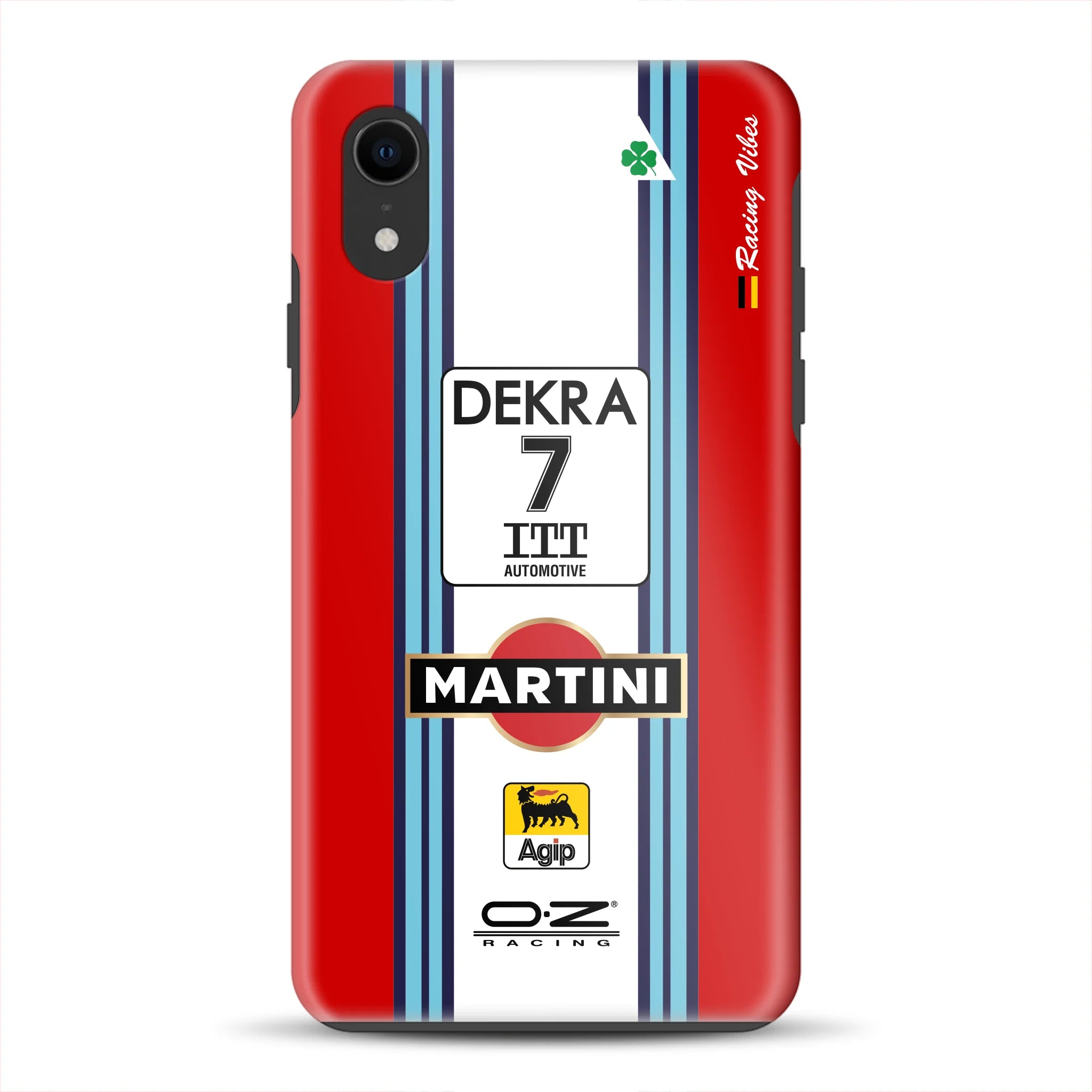 155 V6 TI #7 Nannini Alfa Corse DTM 1995 Livery - Individuelle Premium Hülle für iPhone
