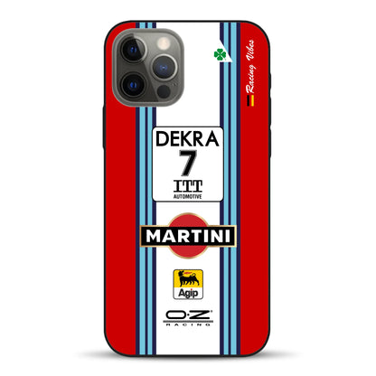155 V6 TI #7 Nannini Alfa Corse DTM 1995 Livery - Individuelle Handyhülle für iPhone