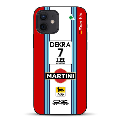 155 V6 TI #7 Nannini Alfa Corse DTM 1995 Livery - Individuelle Handyhülle für iPhone