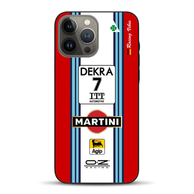 155 V6 TI #7 Nannini Alfa Corse DTM 1995 Livery - Custom phone case for iPhone