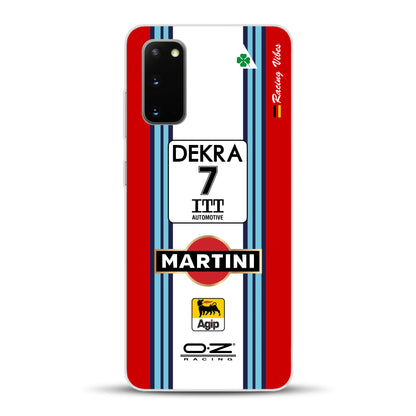 155 V6 TI #7 Nannini Alfa Corse DTM 1995 Livery - Individuelle Handyhülle für Samsung