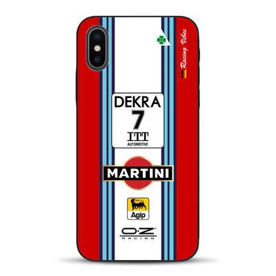 155 V6 TI #7 Nannini Alfa Corse DTM 1995 Livery - Custom phone case for iPhone