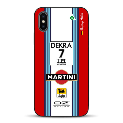 155 V6 TI #7 Nannini Alfa Corse DTM 1995 Livery - Individuelle Handyhülle für iPhone