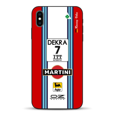 155 V6 TI #7 Nannini Alfa Corse DTM 1995 Livery - Custom phone case for iPhone