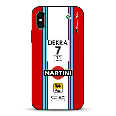 155 V6 TI #7 Nannini Alfa Corse DTM 1995 Livery - Custom phone case for iPhone