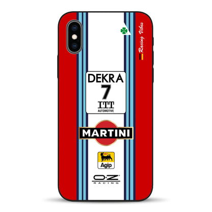 155 V6 TI #7 Nannini Alfa Corse DTM 1995 Livery - Individuelle Handyhülle für iPhone