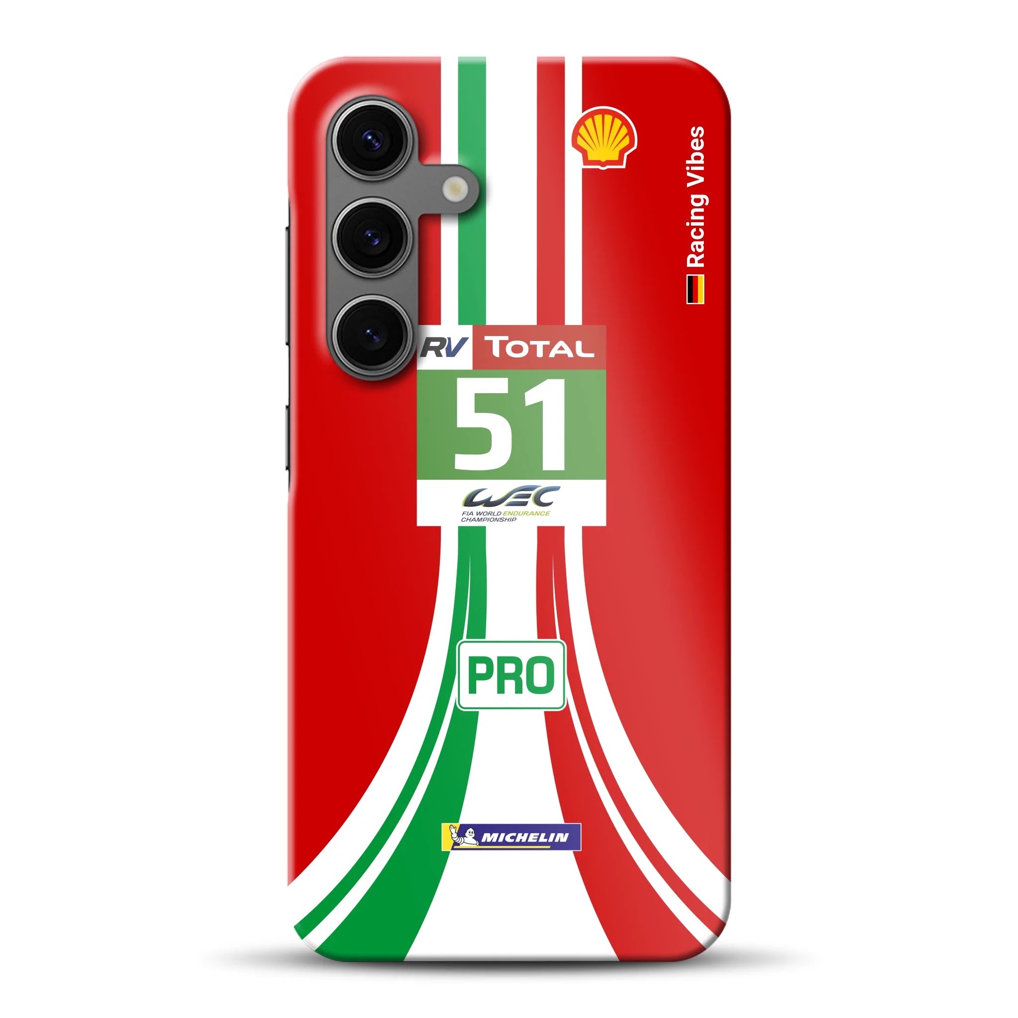 488 GTE LM Livery - Individuelle Hardcase Hülle für Samsung
