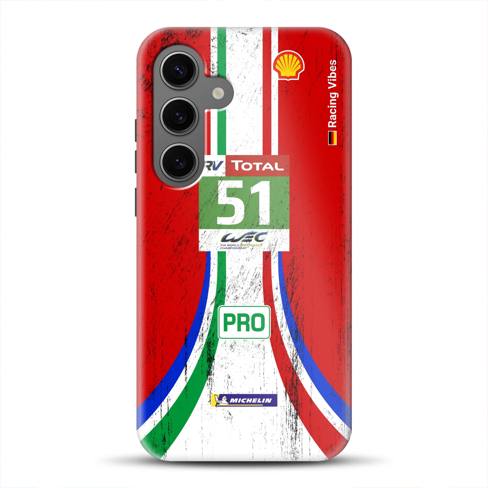 488 GTE LM Livery - Custodia premium personalizzata per Samsung