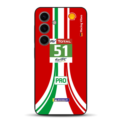 488 GTE LM Livery - Custodia per cellulare personalizzata per Samsung