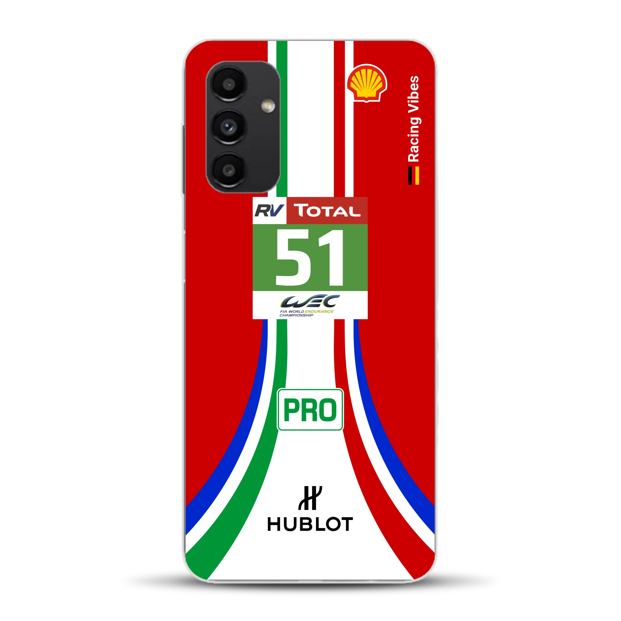 488 GTE LM Livery - Custodia per cellulare personalizzata per Samsung