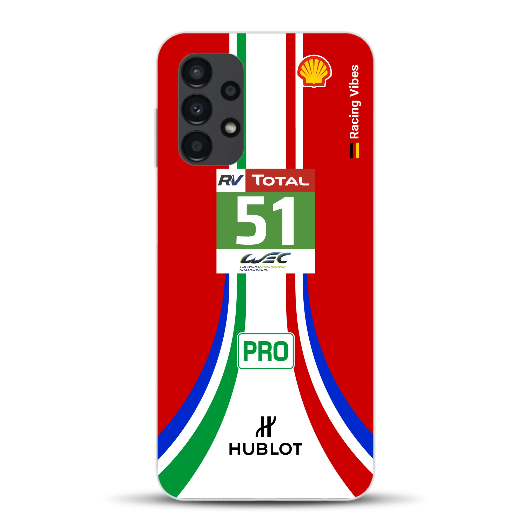 488 GTE LM Livery - Custodia per cellulare personalizzata per Samsung