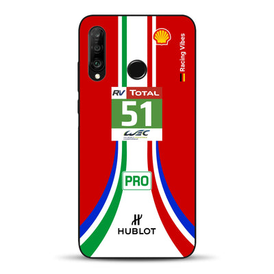 488 GTE LM Livery - Custodia per cellulare personalizzata per Huawei