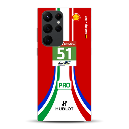 488 GTE LM Livery - Custodia per cellulare personalizzata per Samsung