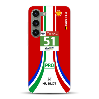 488 GTE LM Livery - Custodia per cellulare personalizzata per Samsung